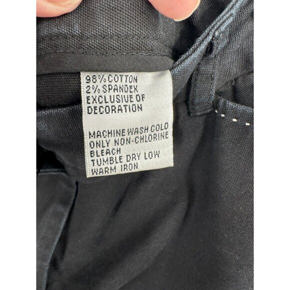 Talbots Capri Pants Stretch Womens Size 6 Embroidered Casual Travel Resort‎ - Picture 5 of 9